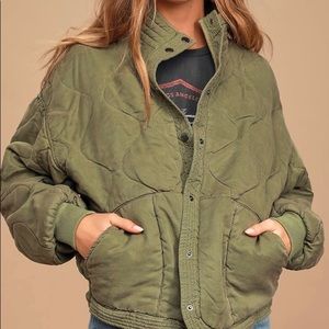 Blank NYC Roger That Quilted Bomber Jacket. LIKE NEW condition worn only once!